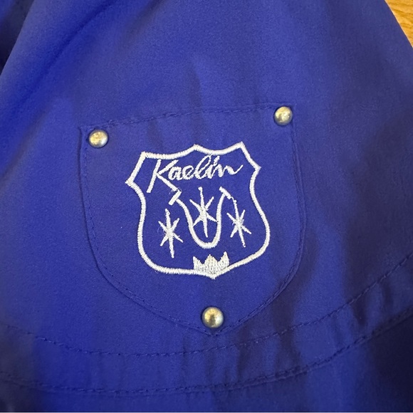 Vintage Kaelin Blue Windbreaker Track Jacket Size XL - Picture 6 of 10